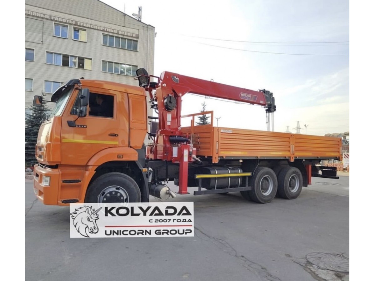 Аналог, не уступающий китайским шасси – КАМАЗ-6520 с КМУ от Horyong