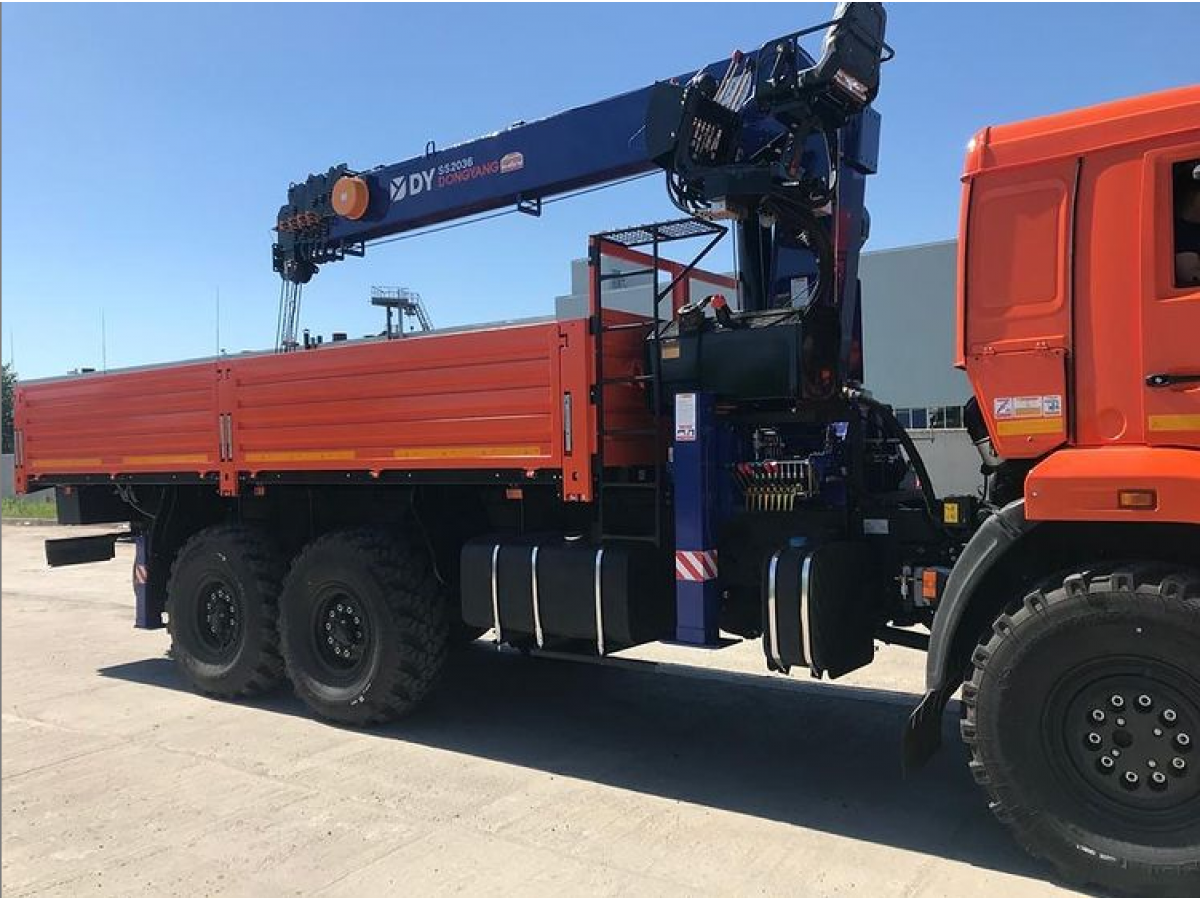 Передали заказчику КМУ Dongyang 2036 на КАМАЗе-43118
