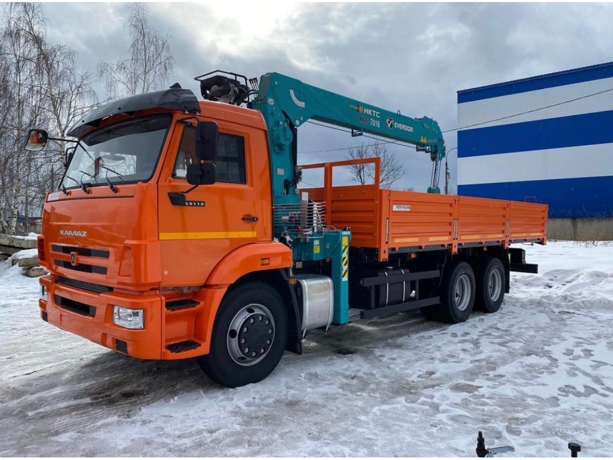 В Карачаево-черкесскую республику отправлен КАМАЗ-65115 с КМУ HKTC 7016!