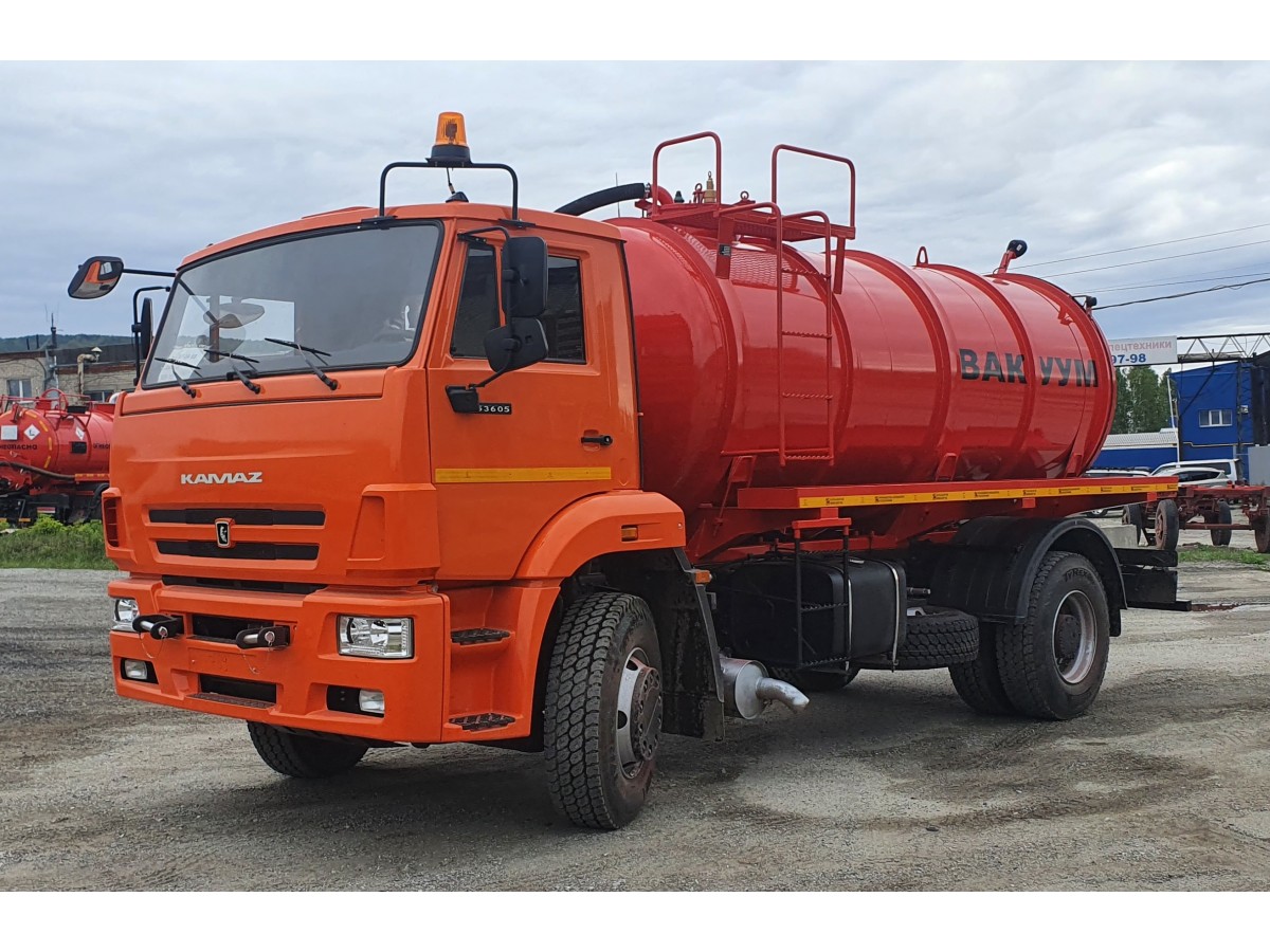 Автоцистерна вакуумная МВ-10 на базе КАМАЗ-53605