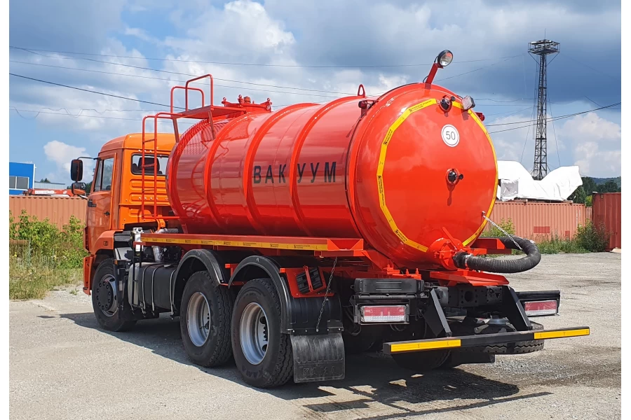 Автоцистерна вакуумная МВ-10 на базе КАМАЗ-65115
