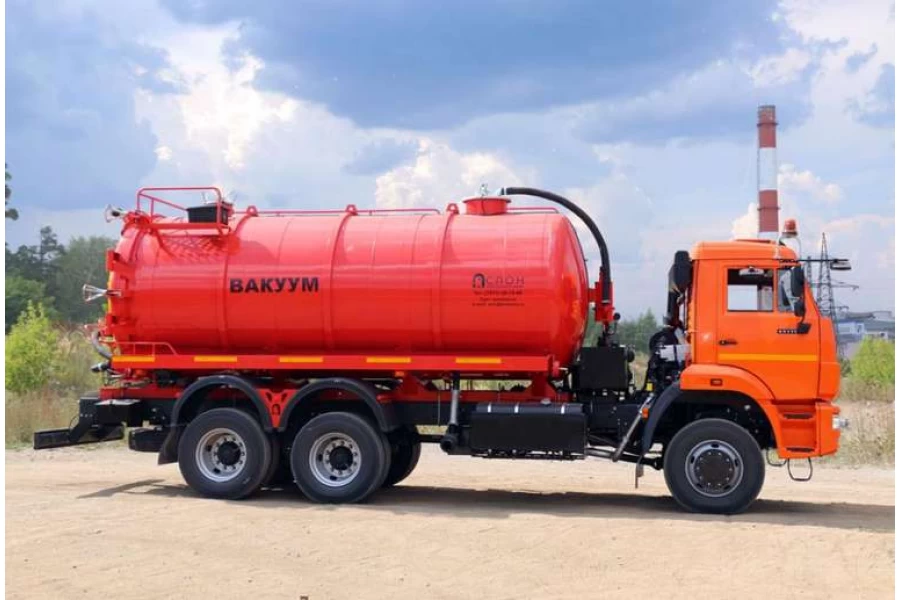 Автоцистерна вакуумная МВ-15 ОД на базе КАМАЗ-65111