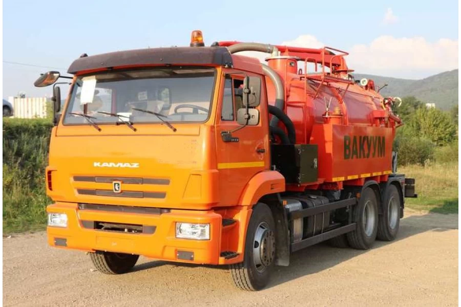 Автоцистерна вакуумная МВ-15 на базе КАМАЗ-65115