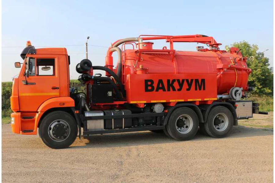 Автоцистерна вакуумная МВС-15 ИЛОСОС на базе КАМАЗ-65115