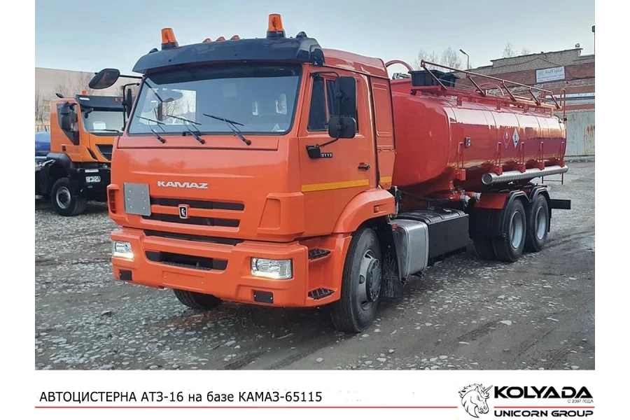  Автотопливозаправщик АТЗ-16 на базе КАМАЗ-65115
