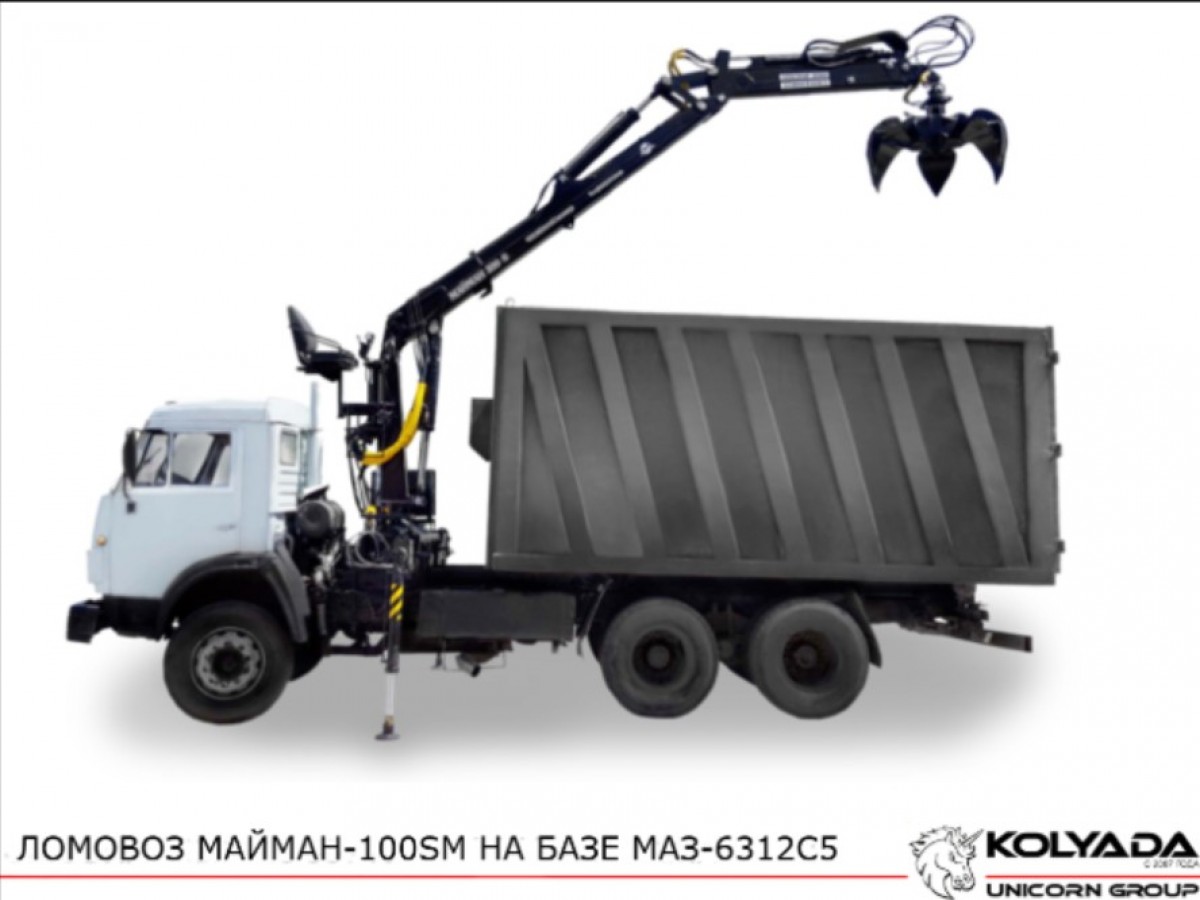 Ломовоз МАЙМАН-100SM на базе МАЗ-6312C5
