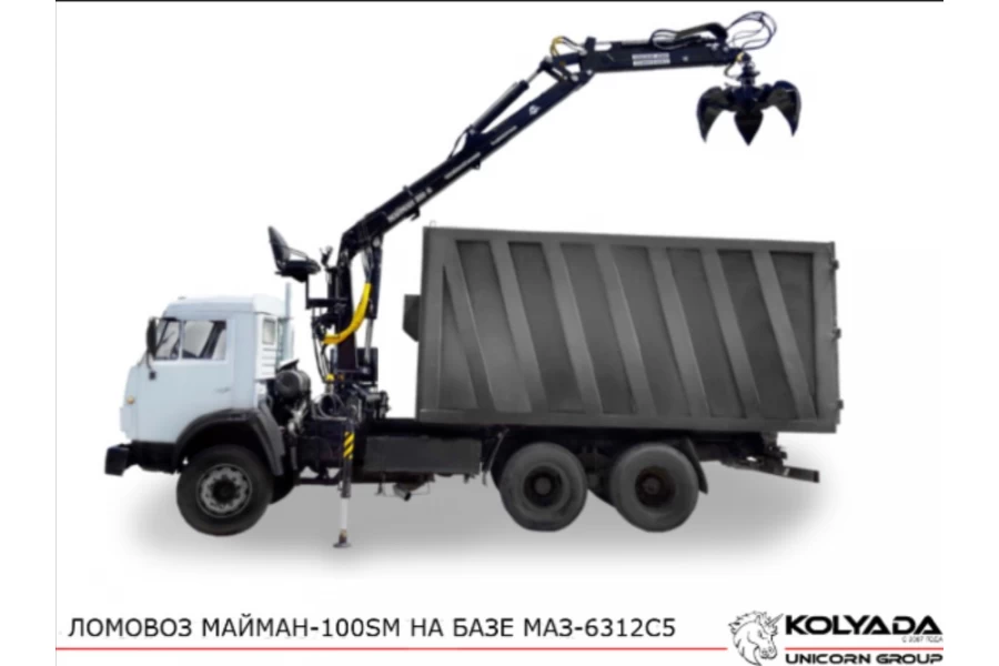 Ломовоз МАЙМАН-100SM на базе МАЗ-6312C5