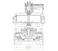 Автокран 25т «Камышин» КС-55713-1К-4 на базе КАМАЗ-65115