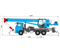 Автокран «Камышин» КС-55729-1К-31 на базе КАМАЗ-65115