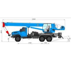 Автокран «Камышин» КС-55729-3К-31 на базе УРАЛ-4320 «NEXT»