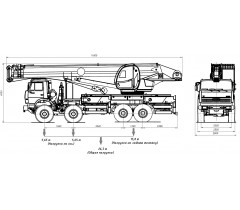 Автокран «Камышин» КС-65740-4 на базе КАМАЗ-63501
