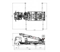 Автовышка DASAN DS350 на базе JAC N120