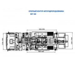 Автовышка HORYONG SKY450SF на базе КАМАЗ-43118