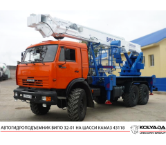 Автогидроподъемник ВИПО-32-01 на базе КАМАЗ-43118