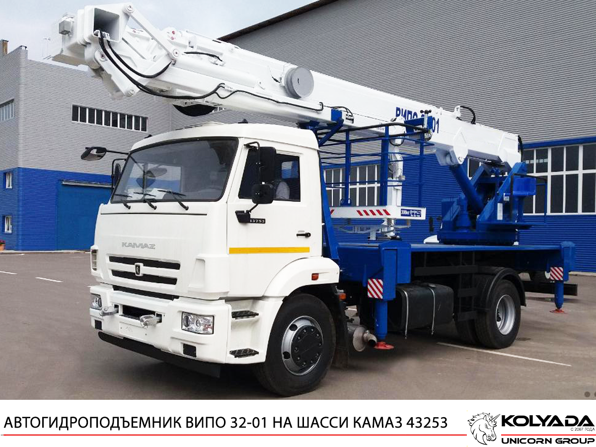 Автогидроподъемник ВИПО-32-01 на базе КАМАЗ-43253