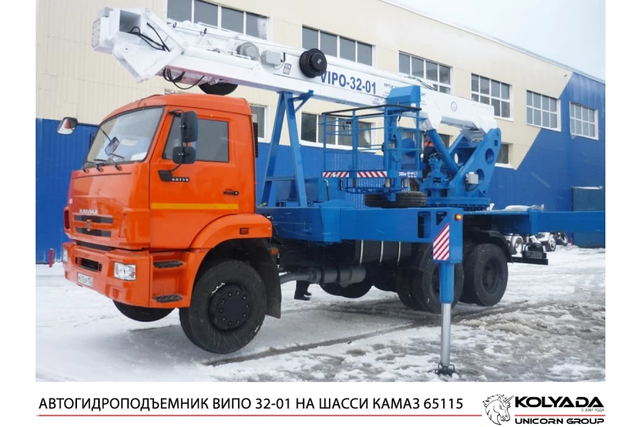 Автогидроподъемник ВИПО-32-01 на базе КАМАЗ-65115