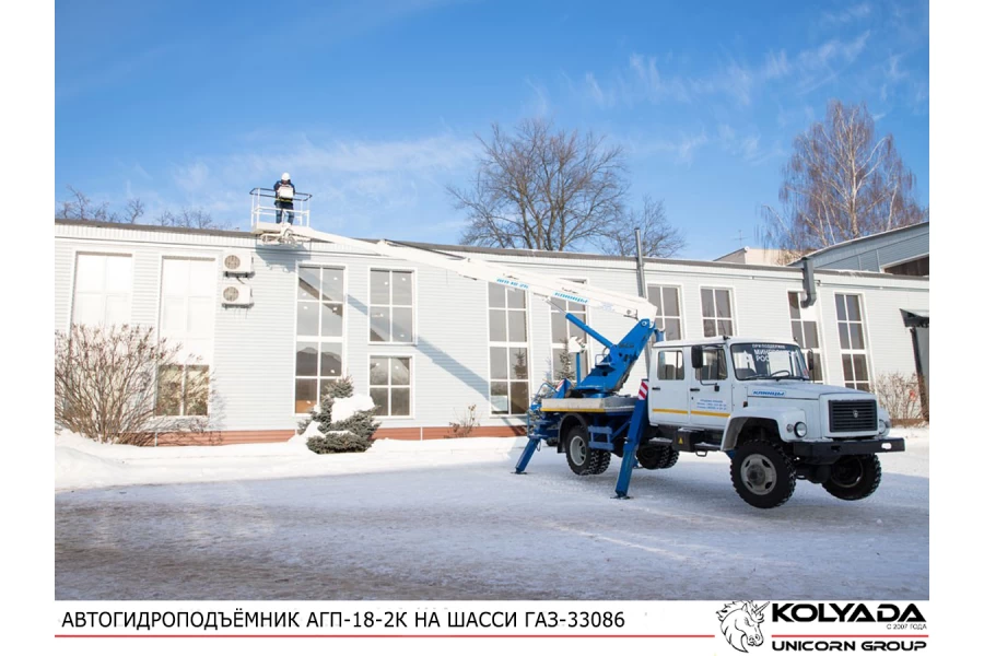 Автогидроподъемник АГП-18-2К на базе ГАЗ-33086
