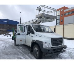 Автовышка ПСС-131.22Э на базе ГАЗОН NEXT (с 2-х рядной кабиной)