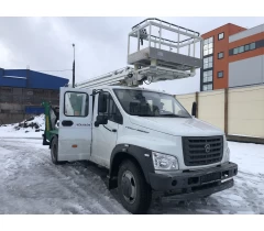 Автовышка ПСС-131.22Э на базе ГАЗОН NEXT (с 2-х рядной кабиной)