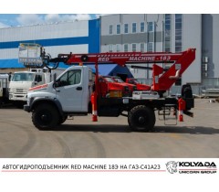 Автовышка RED MACHINE 18Э на базе ГАЗОН NEXT (ГАЗ-C41A23)