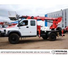 Автовышка RED MACHINE 18Э на базе ГАЗОН NEXT (ГАЗ-C42A43)