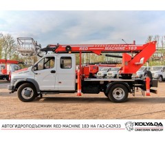 Автовышка RED MACHINE 18Э на базе ГАЗОН NEXT (ГАЗ-C42R33)