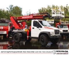 Автовышка RED MACHINE 22Э на базе ГАЗОН NEXT (ГАЗ-C41A23)