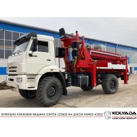 Бурильно-крановая машина DINTEK LS5600 на базе КАМАЗ-43502