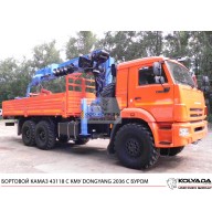 Бурильно-крановая машина DONGYANG SS2036 на базе КАМАЗ-43118