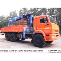 Бурильно-крановая машина DONGYANG SS2036 на базе КАМАЗ-43118