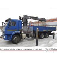 Бурильно-крановая машина HORYONG HRS216 на базе КАМАЗ-65115
