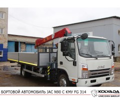 Кран-манипулятор FG 314 на базе JAC N90