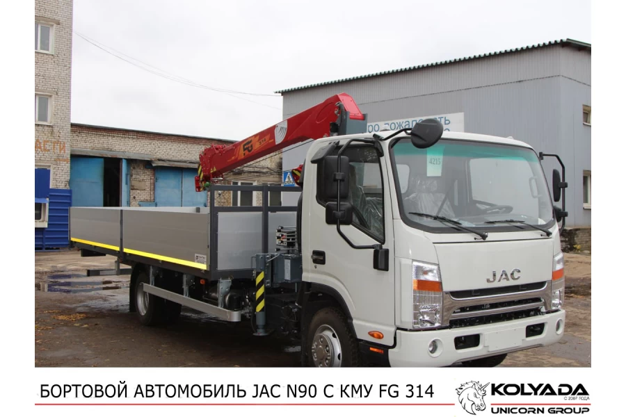 Кран-манипулятор FG 314 на базе JAC N90