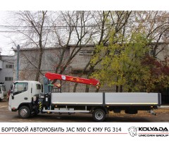 Кран-манипулятор FG 314 на базе JAC N90