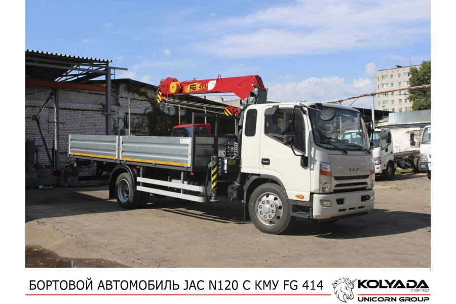 Кран-манипулятор FG 414 на базе JAC N120