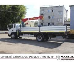 Кран-манипулятор FG 414 на базе JAC N120