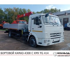 Кран-манипулятор FG 414 на базе КАМАЗ-4308