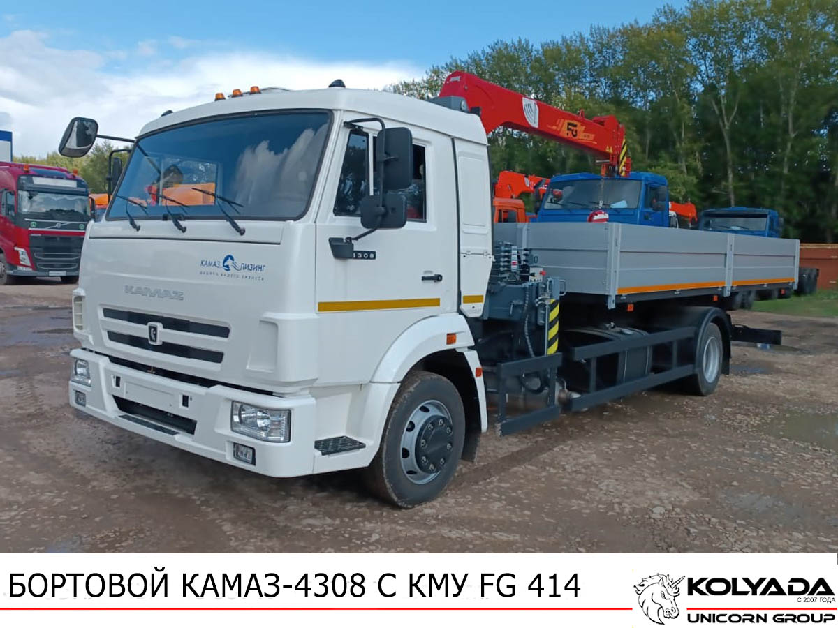 Кран-манипулятор FG 414 на базе КАМАЗ-4308