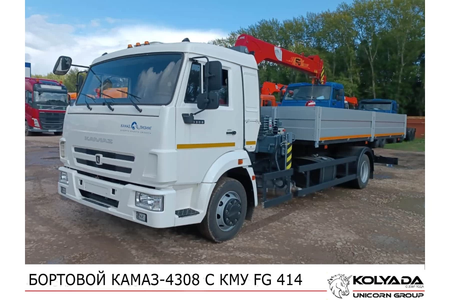 Кран-манипулятор FG 414 на базе КАМАЗ-4308
