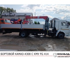 Кран-манипулятор FG 414 на базе КАМАЗ-4308