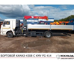 Кран-манипулятор FG 414 на базе КАМАЗ-4308