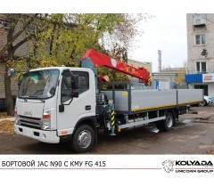 Кран-манипулятор FG 415 на базе JAC N90