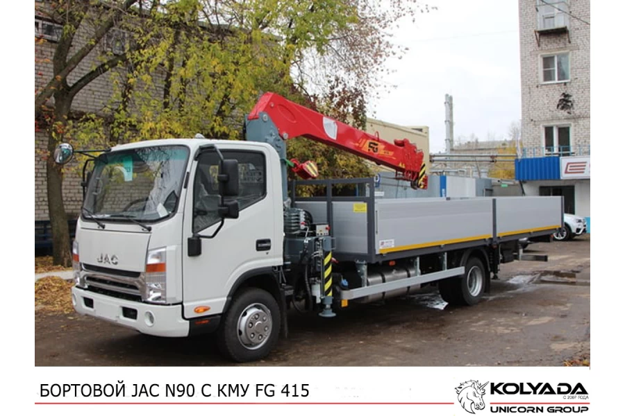 Кран-манипулятор FG 415 на базе JAC N90