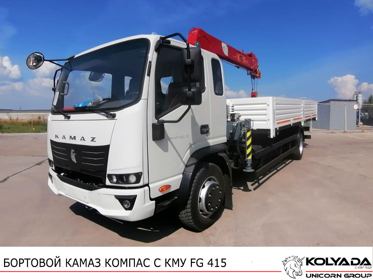 Кран-манипулятор FG 415 на базе КАМАЗ КОМПАС