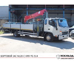 Кран-манипулятор FG 514 на базе JAC N120
