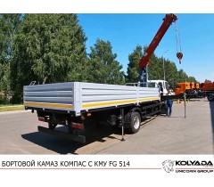 Кран-манипулятор FG 514 на базе КАМАЗ КОМПАС