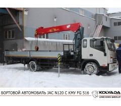 Кран-манипулятор FG 516 на базе JAC N120