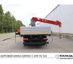 Кран-манипулятор FG 516 на базе КАМАЗ КОМПАС