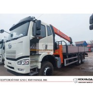 Бортовой FAW 3250 с КМУ HANGIL HGC 986