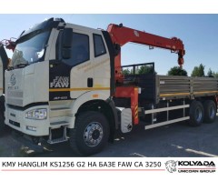 Кран-манипулятор HANGLIM KS1256 G2 на базе FAW CA 3250